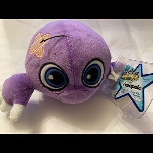 NEOPETS Purple Kiko Plush Jakks 2008 Series 6 NEW WITH CODE